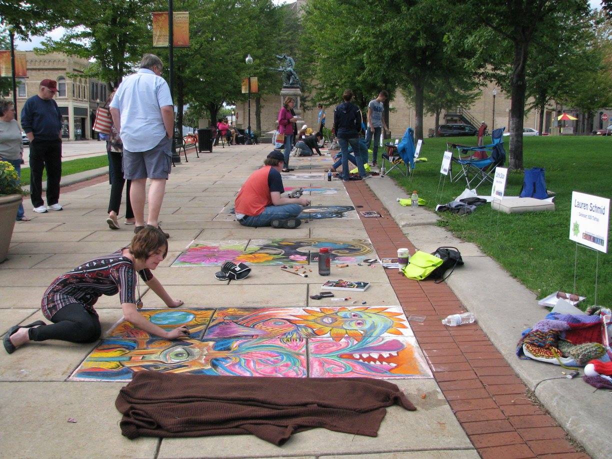 Chalk Walk Discover Wisconsin