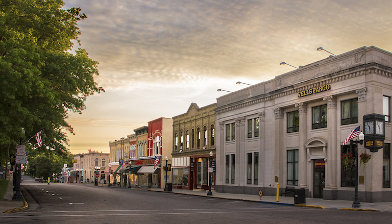 Downtown Baraboo by Bill Johnsen