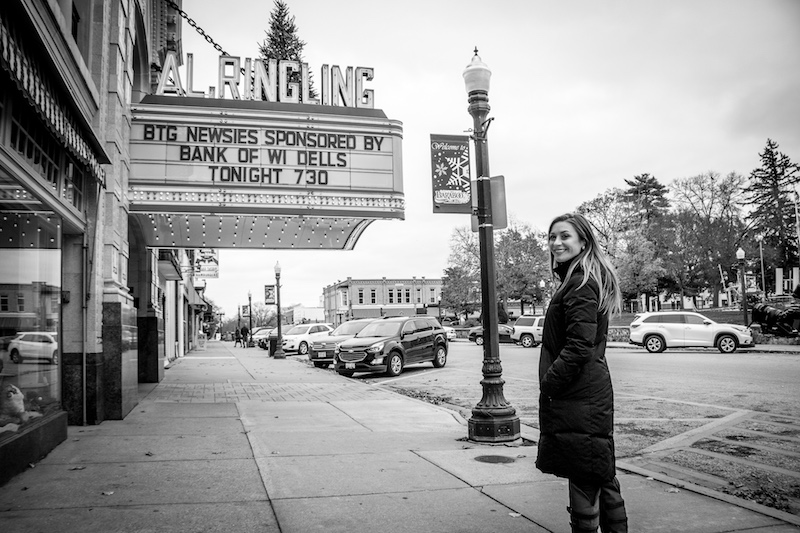 Mariah Outside of Al. Ringling Theatre