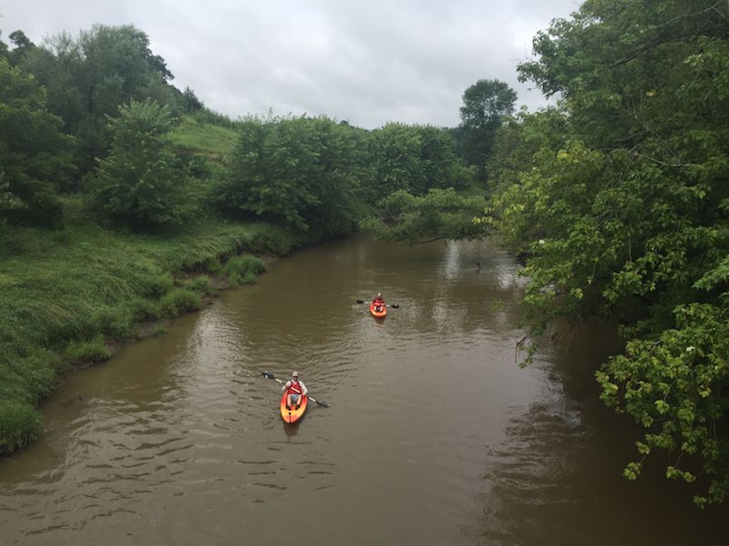 Kayaking the Baraboo River